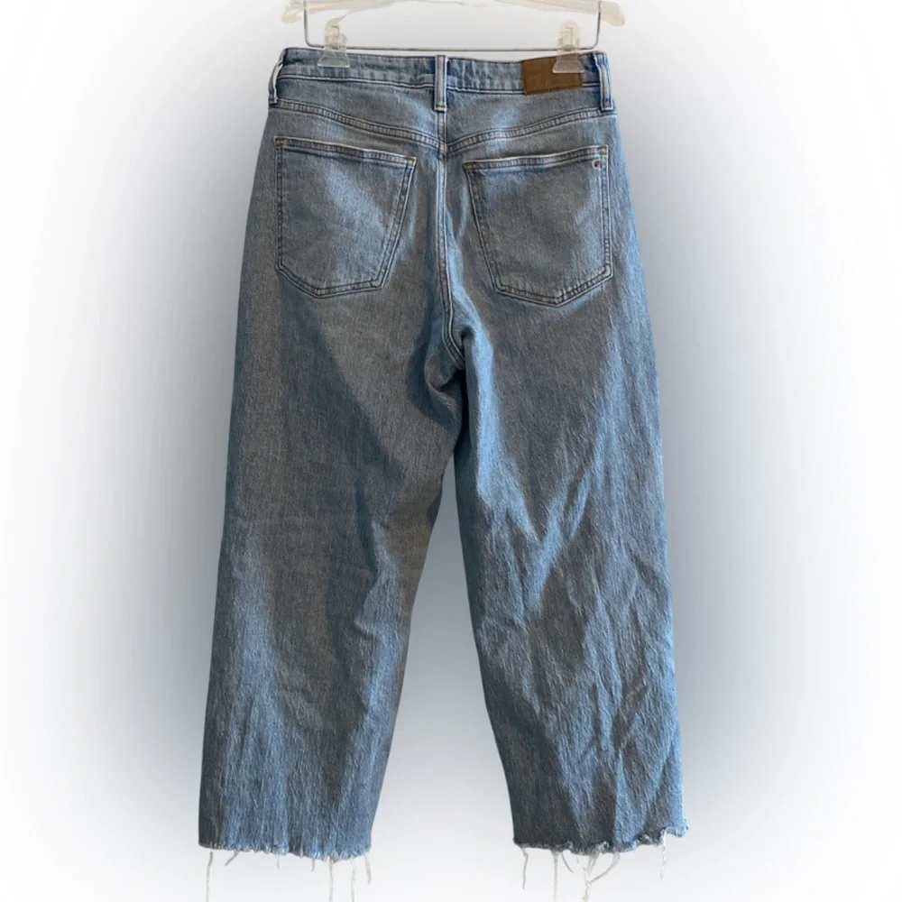Madewell The Curvy Perfect Vintage Wide-Leg Crop Jean Altoona Wash Size 28 - Picture 3 of 9